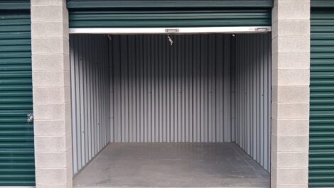 Close up of the inside of a storage unit at the Towne Storage Saratoga Springs Storage Facility