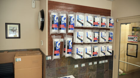 Covers and mattress bags for sale at the Towne Storage Gateway Storage Facility