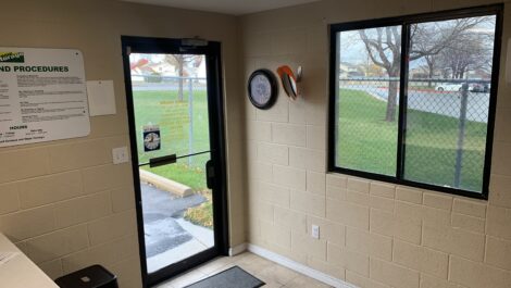 Front door of the main office at the Towne Storage West Valley Storage Facility