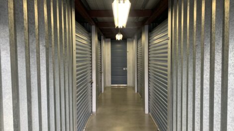 Inside storage units at the Towne Storage West Valley Storage Facility