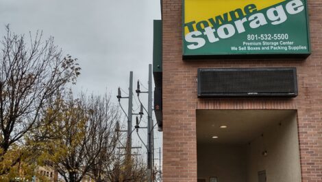 Main sign at the Towne Storage Gateway Storage Facility