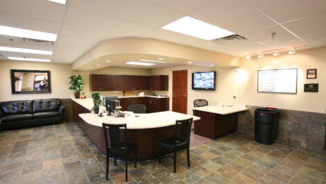 Front desk at the main office at the Towne Storage St. George Storage Facility