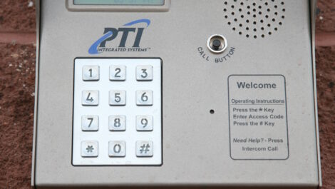 Keypad at the Towne Storage St. George Storage Facility