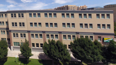 Aerial view of the Towne Storage Gateway Storage Facility
