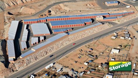 Aerial view of the Towne Storage Washington Dam Storage Facility