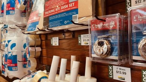 Packing and storage supplies for sale at the Towne Storage West Jordan Storage Facility